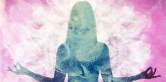 Técnica fácil para ver el Aura Mujer meditando y tecnica para ver el aura